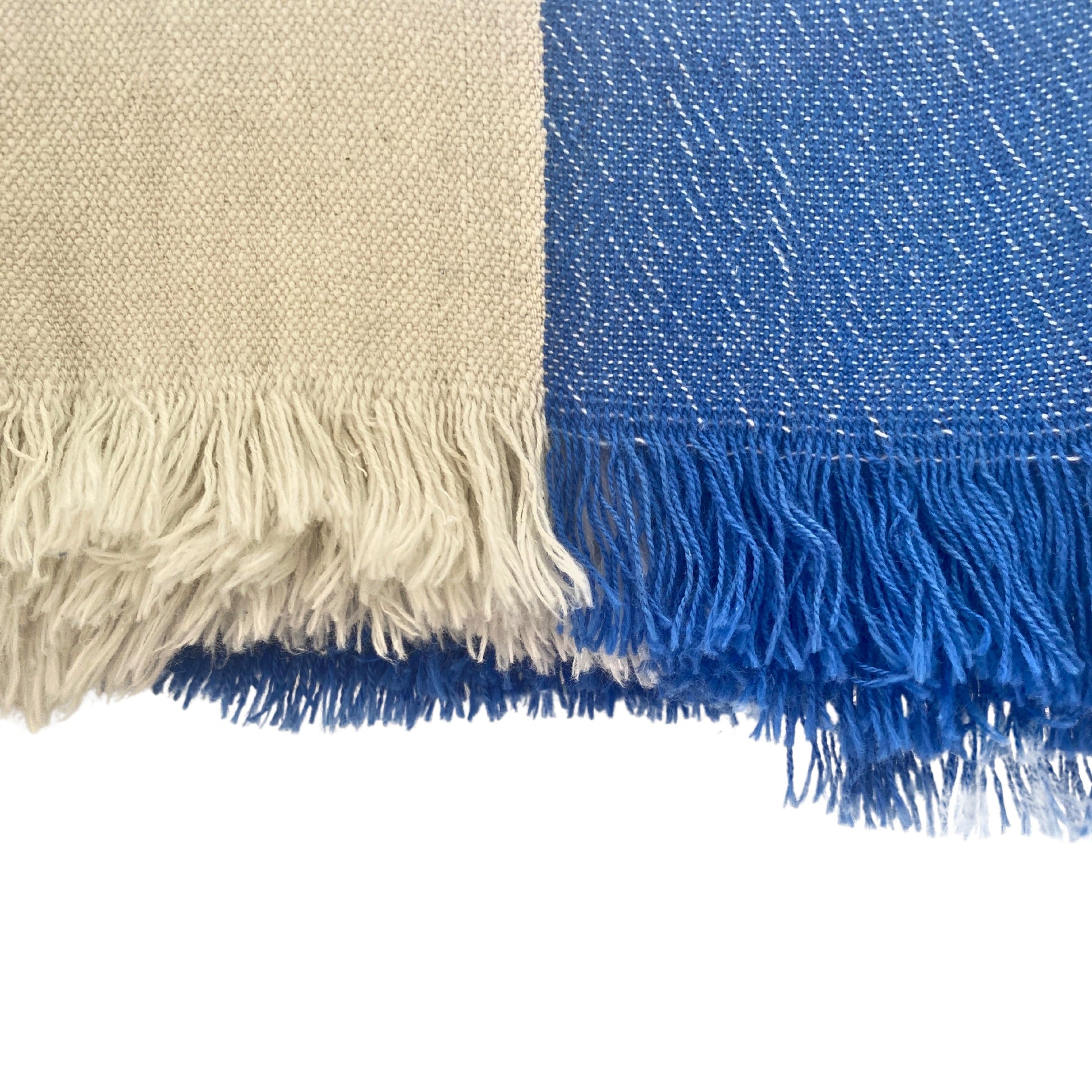 Blue Shells Brazilian Velour Beach Towel - 63 Inch Round, 100% Cotton, Super Soft & Absorbent