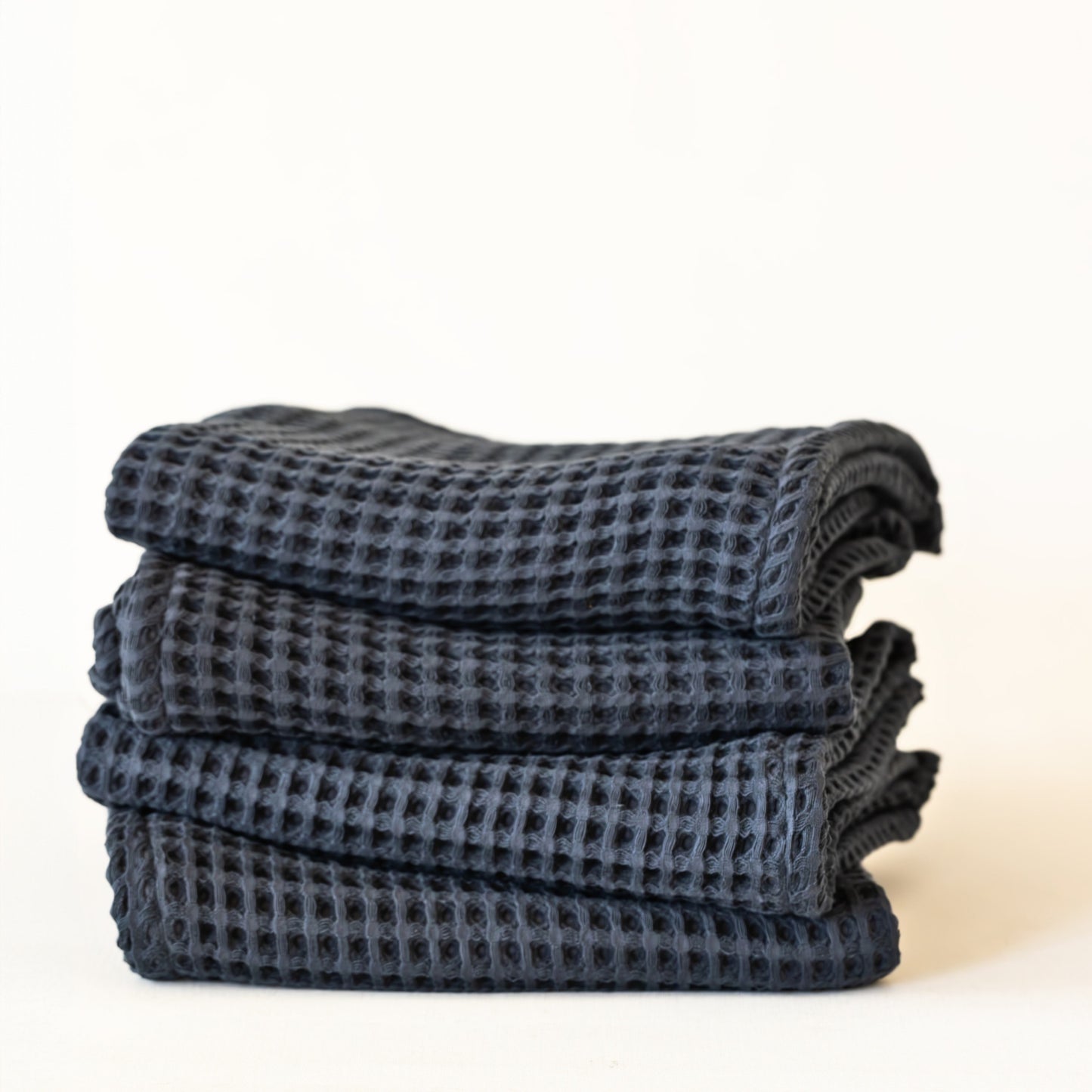 Anthracite Bulk Waffle Kitchen Towels Pack of 10-1