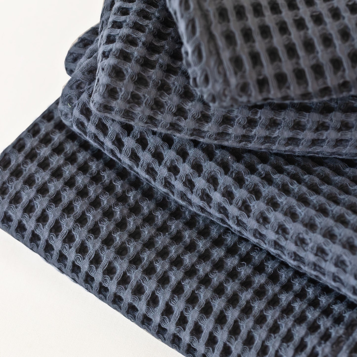 Anthracite Bulk Waffle Bath Towels Pack of 5-2