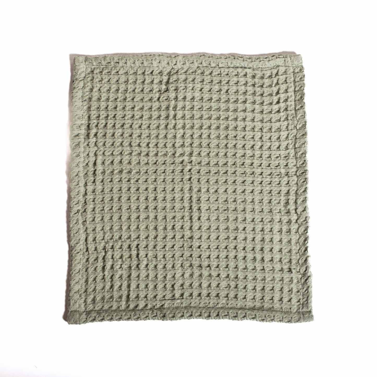 Sage Green Bulk Waffle Washcloths Pack of 25-1