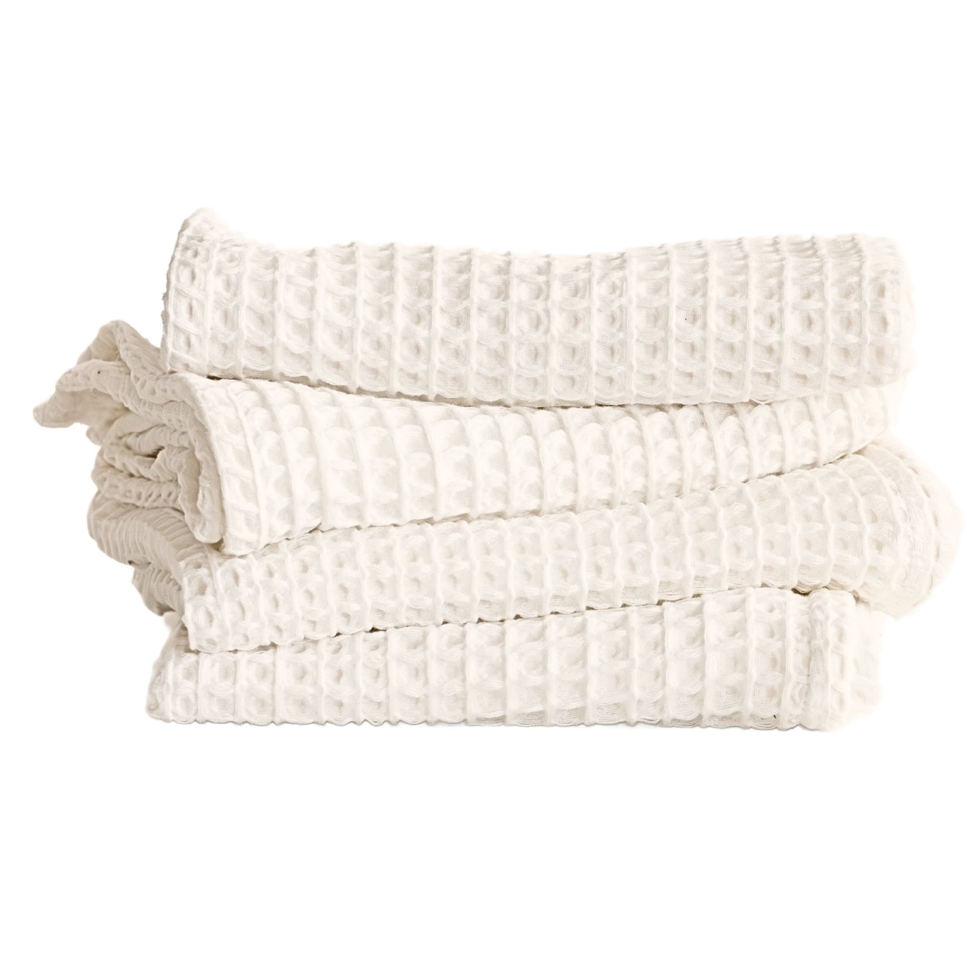 Natural Bulk Waffle Hand Towels Pack of 10-2