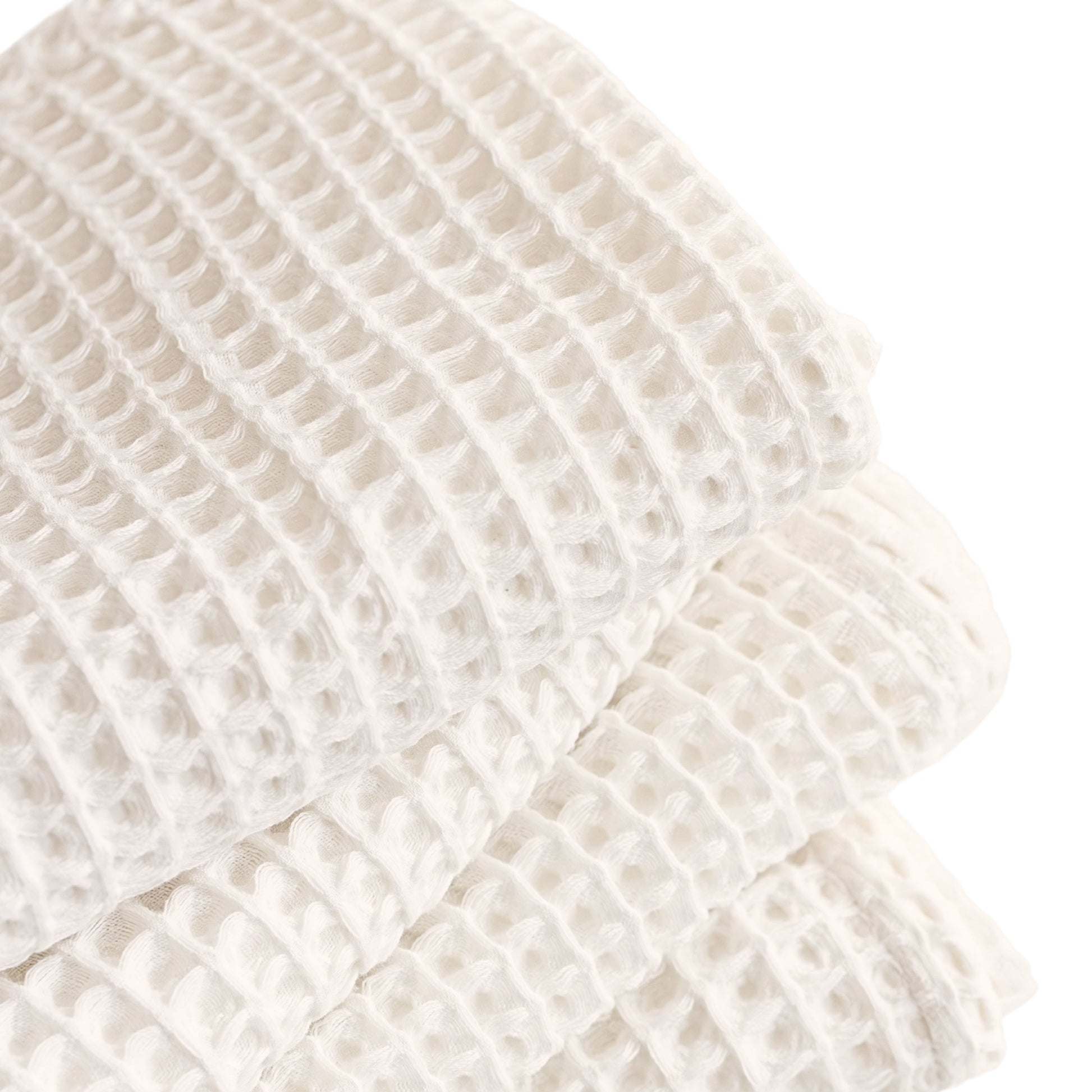 Natural Bulk Waffle Washcloths Pack of 25-2