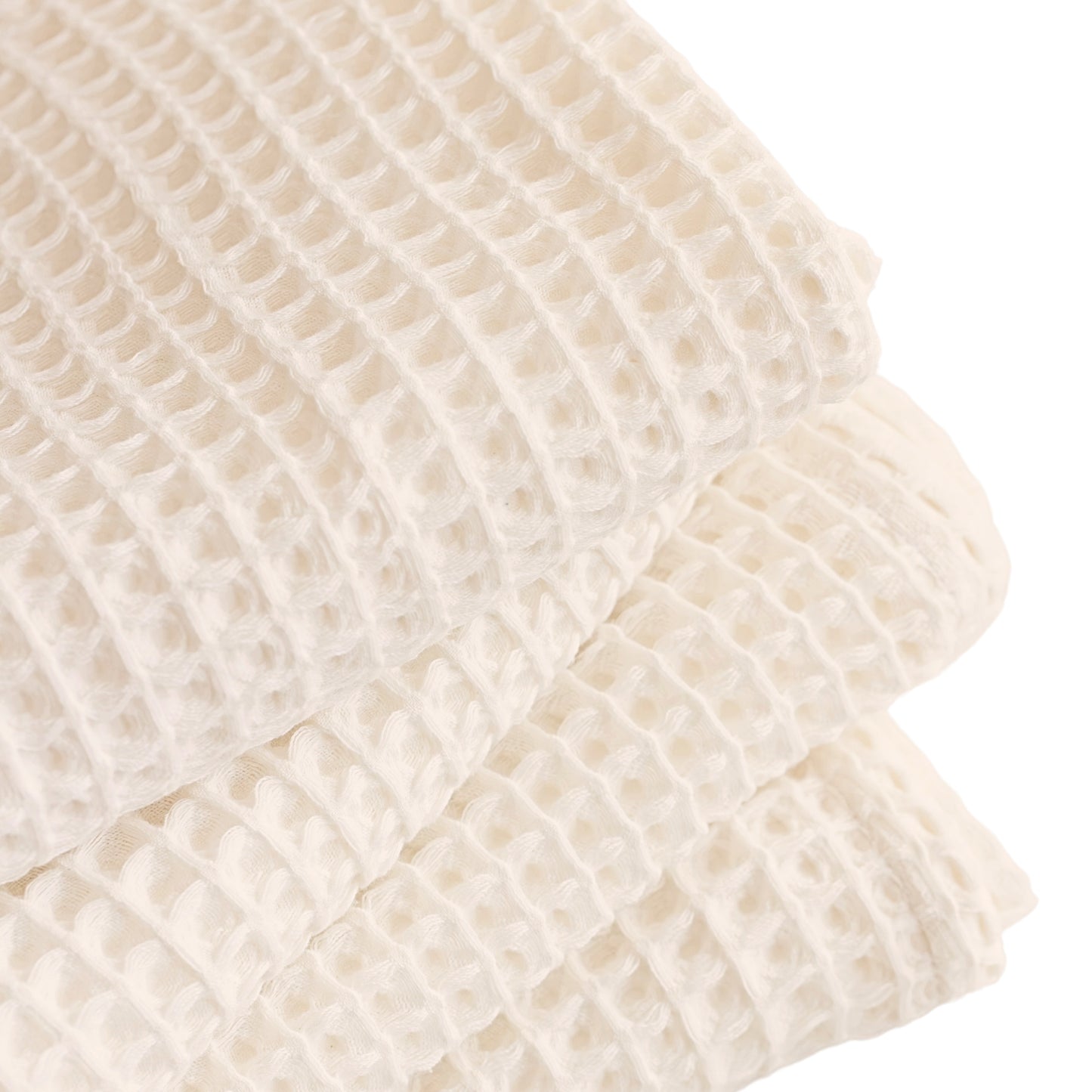 Natural Waffle Weave Blankets Bulk